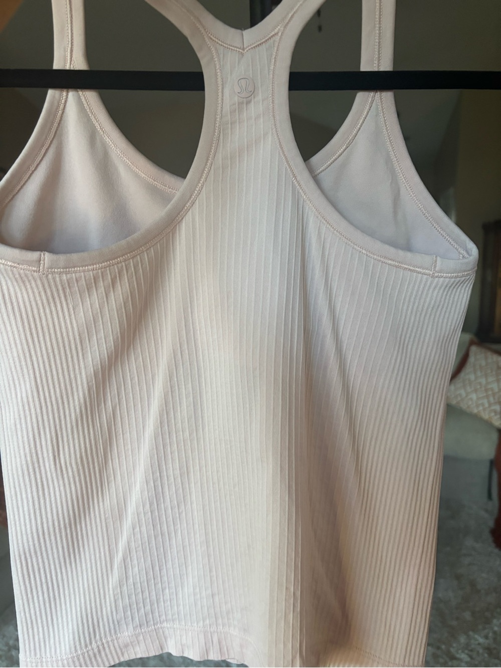 lululemon athletica Soft Pink Ribbed Racerback Tank - Picture 3 of 4